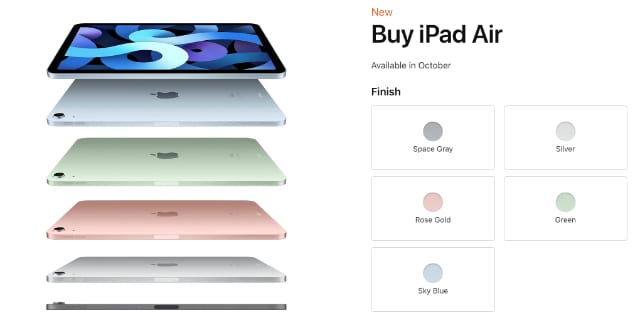 Todas las nuevas características del iPad Air (4ª generación)