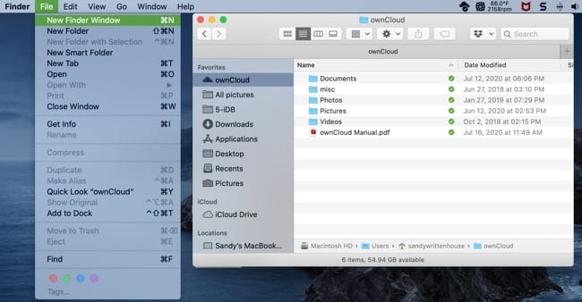 Cómo abrir dos Finder Windows uno al lado del otro en Mac